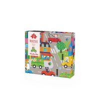 Puzzle En ville 48 pcs Les Popipop  