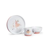 Set vaisselle porcelaine - La petite école de danse  