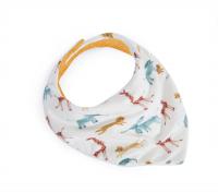Bavoir bandana jaune - Sous mon Baobab 