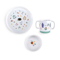 Set vaisselle porcelaine Pomme des bois 