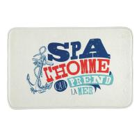 Tapis de bain Spa l'homme qui prend la mer 