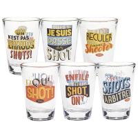 Set de 6 verres Shot Supporters 