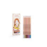 6 crayons métallisés - Les Rosalies 