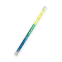 Baguette à paillettes jaune et bleu - Les petites merveilles  