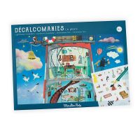 Grand phare avec décalcomanies - Le Jardin du Moulin 