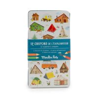 12 Crayons de couleurs - Le jardin du moulin  