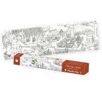 Coloriage géant Le Jardinier Le Jardin du Moulin 