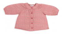 Amandine Blouse imprimée rouge 
