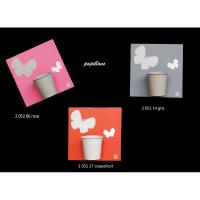 Toile magnétique rose papillons et pot 