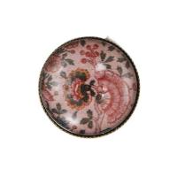 Bague cabochon fleurie 