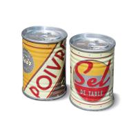 Conserves salière et poivrière Vintage 