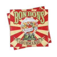 Serviettes papier Bonbons Gourmands 